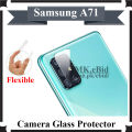 Galaxy A71 Premium Camera Protector Transparent Clear Flexible Glass. 