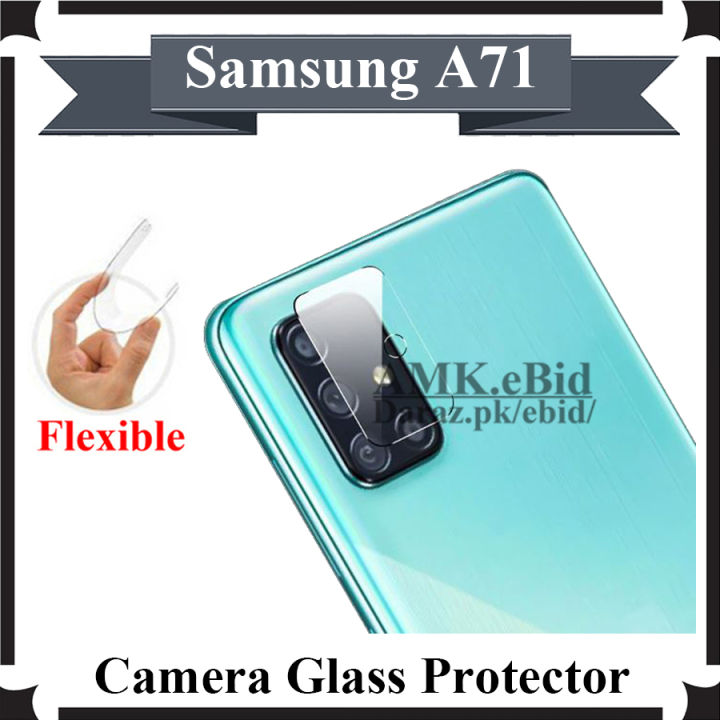 Galaxy A71 Premium Camera Protector Transparent Clear Flexible Glass