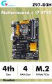 Gigabyte Z97 4th / 5th Gen Gaming Motherboard with Core i7 4790 4th Gen Gaming Processor with High Performance CPU Cooler. 