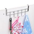 (Pack Of 2) Stainless Steel 5 Hook Cabinet Door Back Type 5 Hook Door After Coat Hook. 
