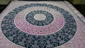 Sindhi Ajrak Style Cotton Bedsheet for King Size Double Bed 3 pcs. 