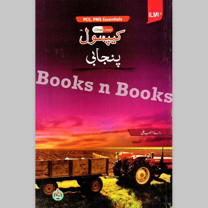 Ilmi One Liner Capsule of Punjabi by Rai Mansab Ali | PMS PCS ...