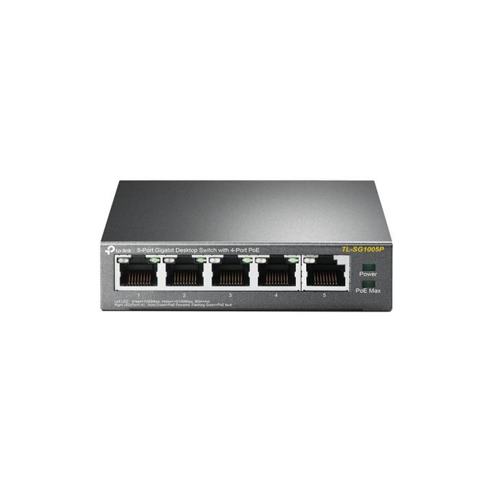 Tplink 5-Port Gigabit Desktop Switch with 4-Port PoE TL-SG1005P