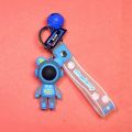 Spaceman / astronaut  keychain - cartoon character / action figure soft pvc keychain for kids (girls and boys) - bag hanging accessories / keyring. 