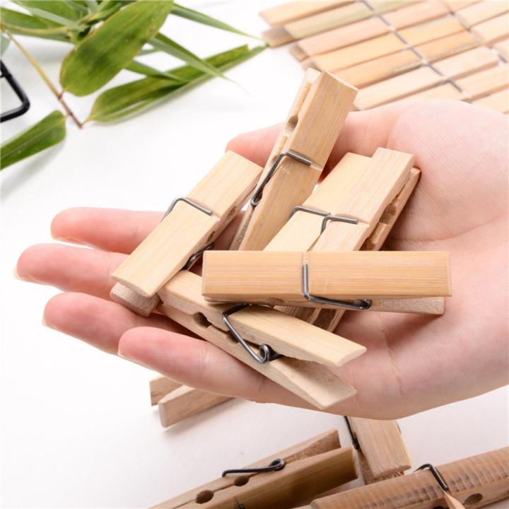 Clothing pegs Wooden Cloth Hanging Clips Cloth pins (pack of 20) By why not mere jaan