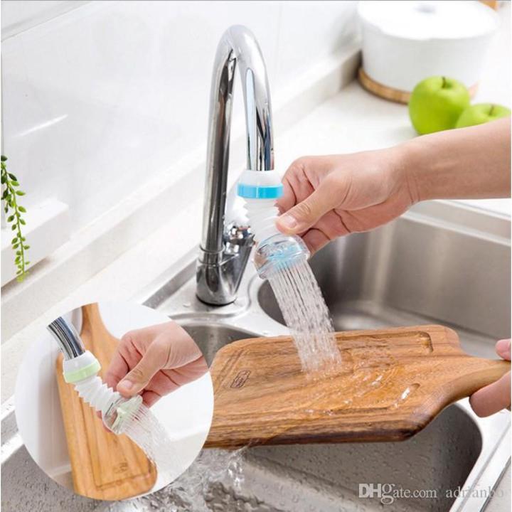360 Degree Water Saving Tap, Anti Splash Tap, Fan Pressure Foam Faucet Sprayer Faucet Nozzle Filter Aerator Diffuser Water-saving Device for Kitchen Bathroom Usage