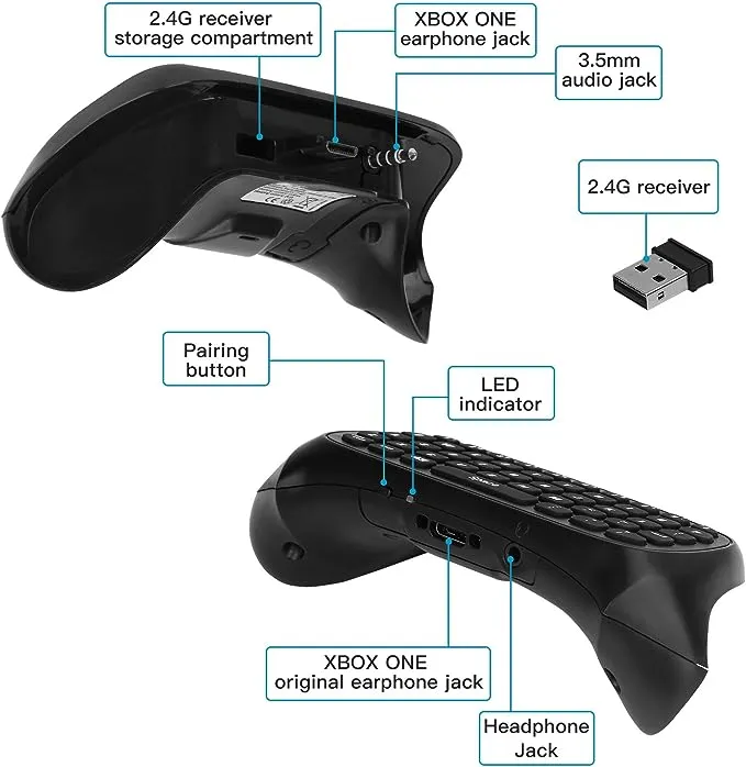 MoKo%20Green%20Backlight%20Keyboard%20for%20Xbox%20One%20Controller,%20Xbox%20Series%20X/S,%20Wireless%20Gaming%20Chatpad%20Keypad%20with%20USB%20Receiver&3.5mm%20Audio%20Jack,%20Xbox%20Accessories%20for%20Xbox%20One/One%20S/Elite/2%20Controller,%20Black%20-%20Image%206