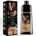 5in1 Dark brown hair color shampoo ginger & Argan Oil - 200ml. 