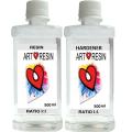 Art Resin Ratio 1:1 - 100% IMPORTED Epoxy Resin - Crystal Resin (1000ml). 
