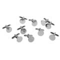 20pcs Cuff Links 16mm Glue Pads Mens DIY Cuff Links Handmade Crafts. 