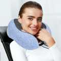 New Stuff And Imported Fabric Premium Quality Medicated Neck Foam Pillow For Travel , Neck Rest , Take Pillow And Multi Purpose Uses. 