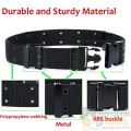Army & Military Belt Nylon Web Firm Uniform Belt Military-Belt-Outdoor-Training-Duty-Tool-Belt - Black. 