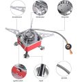 Foldable Camping Stove, Portable Hiking Stoves Easy Cleaning Non Slip Simple Operation Stable Electronic Ignition Device for Fishing. 
