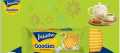 Innovative GOODIES biscuits , filled with eggs and milk , pack of 15 delicious cookies. 