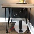 10 PCS Hairpin Leg Protector Feet Metal Coffee Table Leg Feet for 10-12mm Hairpin Table Legs DIY Furniture Supplies. 