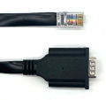 DB9 Serial Male to RJ50 Plug Flat Cable 1.6 Feet. 