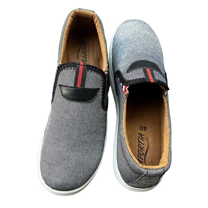 Men's%20Light%20Grey%20Colour%20Classic%20Heavy%20Denim%20Fabric%20Sneakers%20For%20Men%20-%20Image%202