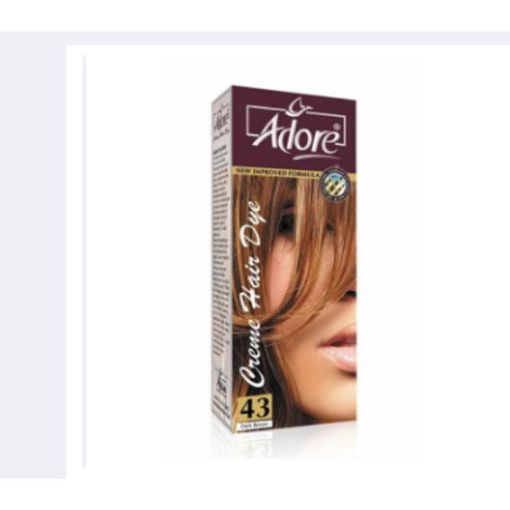 Adore Hair Dye Dark Brown 43 for men and women,by Forvil