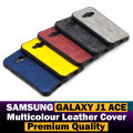 Samsung Galaxy J1 Ace Back Cover Multicolour Soft Leather Case For Samsung J1 Ace. 