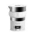 GERMAN POOL KTT-209 Folding Multifunction Stainless Steel Electric Travel Kettle. 