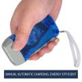 LALA 3 LED Dynamo Wind Up Flashlight Torch Light Hand Press Crank NR Camping. 
