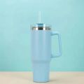 Coffee cup girls Stainless Steel Tumbler Cup with Lid Straw 40oz Double Wall Vacuum Flask Insulated Cup Drinking Thermoses 1200 ml Coffee cup. 