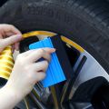 Plastic Felt Edge Squeegee 4 Inches for Car Vinyl Scraper Decal Applicator Tool 1 pcs (with Black Felt Edge). 