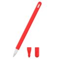 Silicone Anti-Slip Stylus Pen Case Protective Case Cover for Apples Pencil 2. 