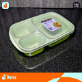 Meal Prep Containers 3 Compartment LARGE with Snap Tight Transparent Lids, Food Containers, School Lunch Box, BPA Free, Stackable, Bento Box, Microwave/Dishwasher/Freezer Safe - Ideal For Fitness Enthusiasts, Gym Goers, Nutritionists, Dietitians - 1000ml. 