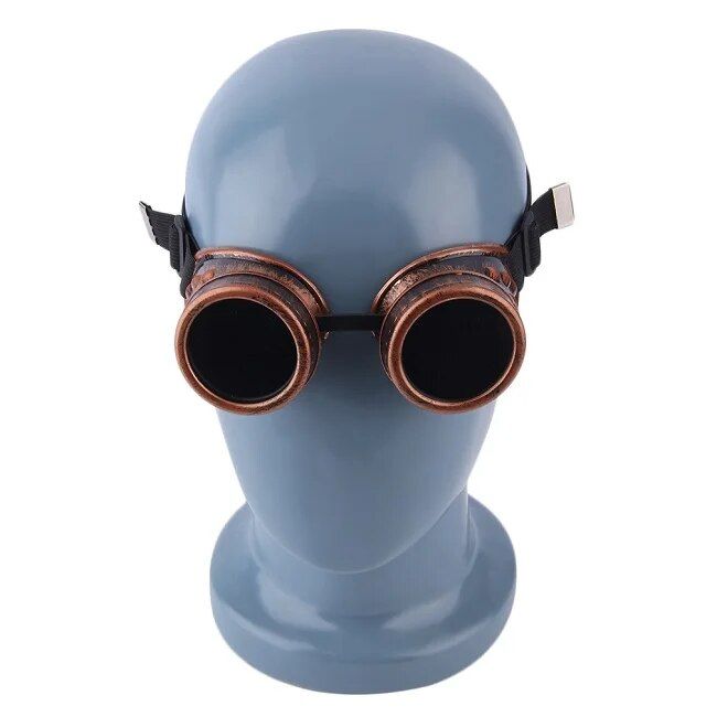 2021 Fashion Retro Steampunk Cyber Goggles Glasses Cyber Goggles Steampunk Glasses Vintage Retro Welding  Gothic Sunglasses