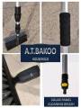 Solar panel Cleaning Extendable Pole with soft brush water through and instant ON/OFF switch Valve. 