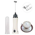 Rechargeable Eggbeater Handheld Stainless Milk Frother Foamer Blender Coffee Mixer with Charging Cable. 