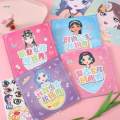 Make A Face Sticker Book Colorful Funny Creativity with 12 Pages and 100 Stickers Dress up Princess Doll Sticker for Kids Girls Party Favors. 