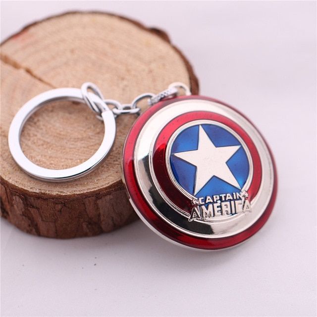 Captain America Keychain, Marvel Avengers Metal Model Keychain