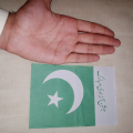14 August Paper Flag Jhandian - Pakistani Paper Flag Banner for Independence Day Home Decor. 