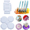 Coaster Resin Mold Kit DIY for Epoxy Resin Casting Coasters Home. 