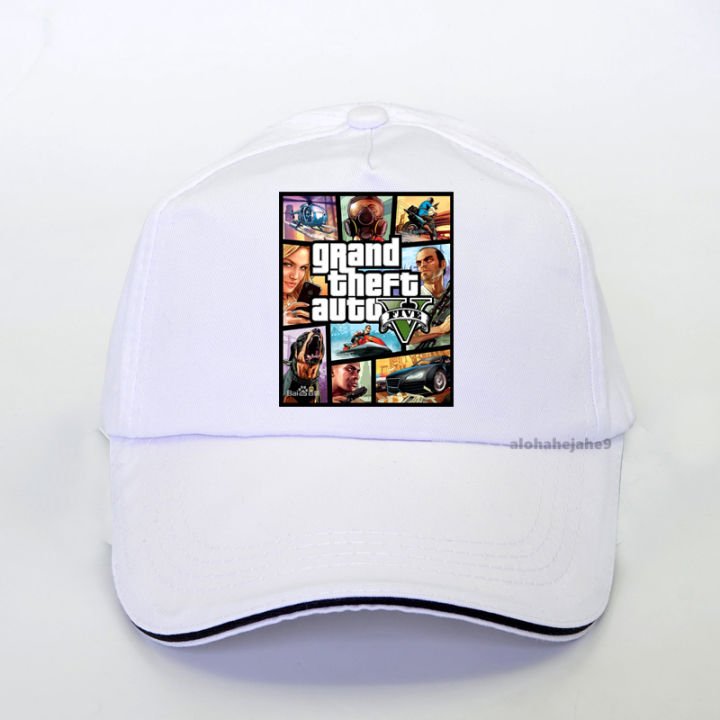 【wenfangdianpu】Grand Theft V5 Baseball caps Hot Game GTA 5 Fans hip-hop fashion Brand men snapback hat Summer Trucker hats