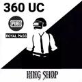 PUBG MOBILE 360 UC QUICK DELIVERY. 