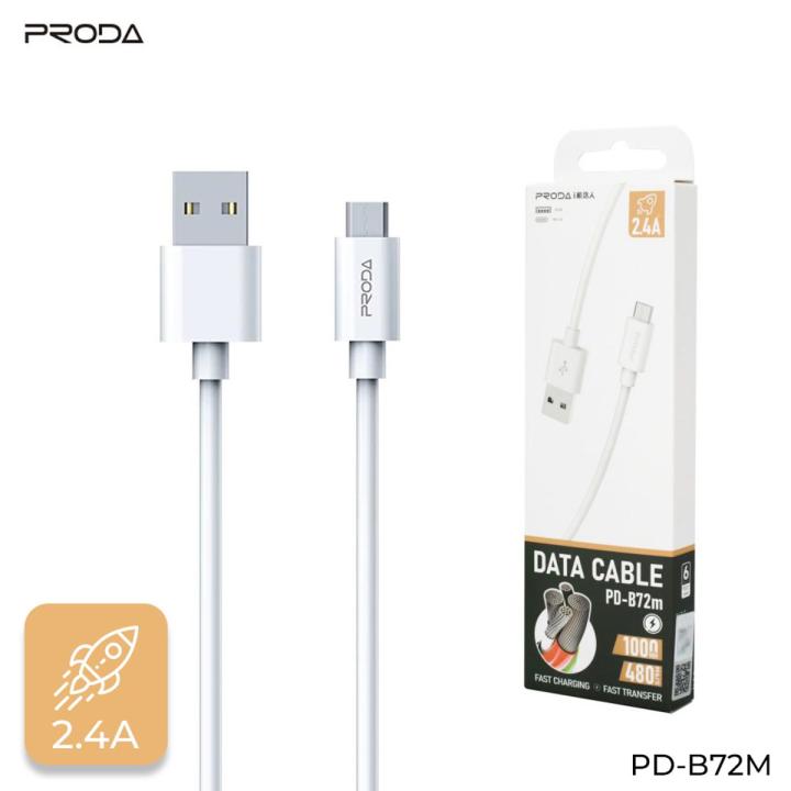 REMAX PRODA B72m Usb Micro Cable MICRO-USB 100 CM CHARGING / DATA CABLE