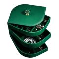 3 Layer Leaf Style Jewelry Storage Box For Bracelet Necklace Ring Earring Accessior Jewellery Tray Display Organizer Gift box. 