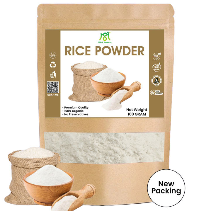 Organic Rice Powder - White Flour 100g
