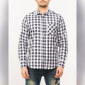 L/S Woven Shirt Black & White -Special Online Price. 