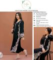 ladies unstitched elegant winter wear top & bottom embroided shirt 2 pc suit. 
