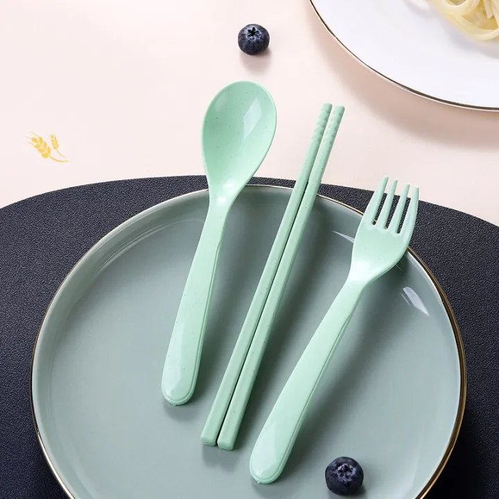 %E3%80%90NEW%E3%80%91%20Wheat%20Straw%20Three-Piece%20Set%20Child%20Tableware%20Spoon%20Chopsticks%20Fork%20Household%20Portable%20Cutlery%20Set%20High-End%20Gifts%20Cutlery%20Set%20-%20Image%202