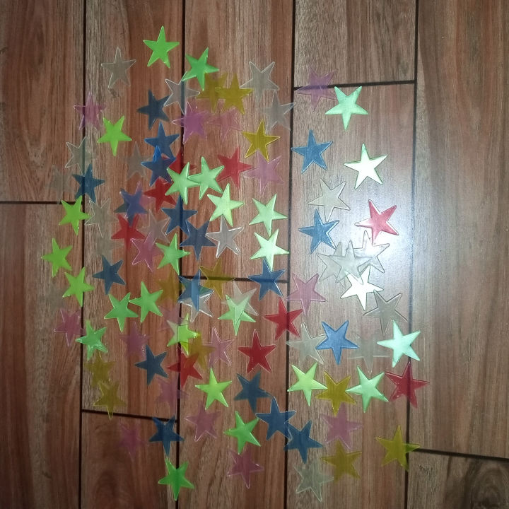 Pack%20of%203D%20Glowing%20Dark%20Wall%20Star%20Stickers%20for%20Kids%20Baby%20Room%20Ceiling%20Home%20Decor,%20Multi-Color%20Plastic,%20Fluorescent,%20Easy%20Stick,%2025%20to%20100%20Pcs%20-%20Image%205