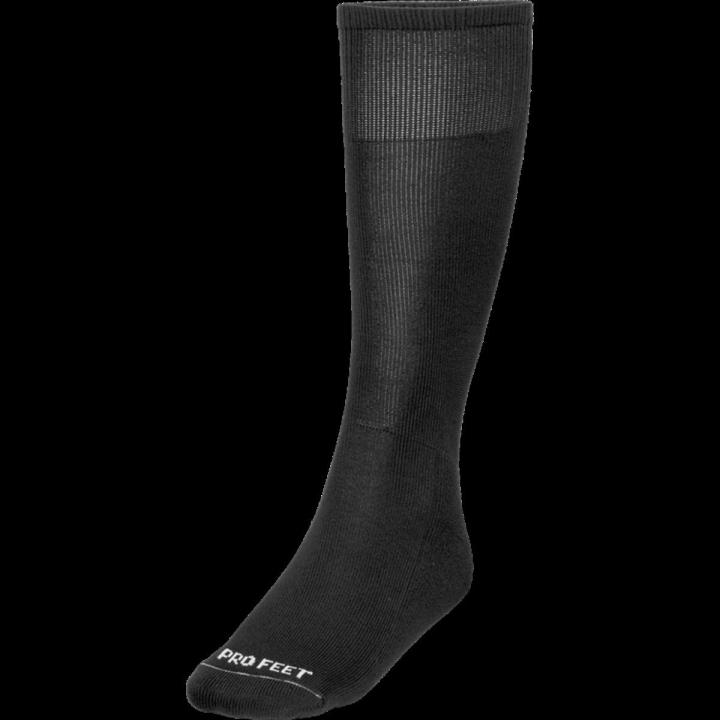 Pro Feet Multi-Sport Knee High Nylon Socks - Black (Product of USA)