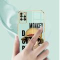Casing For Infinix Note 10 Pro Infinix X695 Luxury Cartoon OnePiece Luffy Camera Protection Phone Case Plating Edges Silicone Soft Cover With Free Lanyard. 