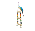 Bird Ladder Parrot Toys Ladders Chewing Toys Hanging Pet Bird Cage Accessories Hammock Toy for all type large , medium , Small Parakeets Cockatiels, Lovebirds, Conures, Macaws, Lovebirds, Finches. 