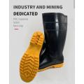 Imported Long Black Anti-slip & Waterproof Rain Boot Shoes, Industrial Safety shoes anti acid Laboratory Rubber Long Shoes. 