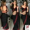 Stitched Net Luxury Saree with Blouse and Petticoat - Bollywood Style, Ready-to-Wear. 